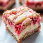 Strawberry White Chocolate Gooey Bars