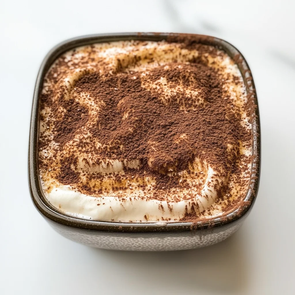 Tiramisu Chia Pudding