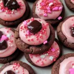 Valentine Ganache Cookies