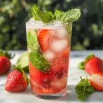 Virgin Strawberry Mojito (Mocktail)