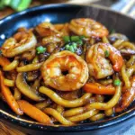 Yaki Udon with Shrimp
