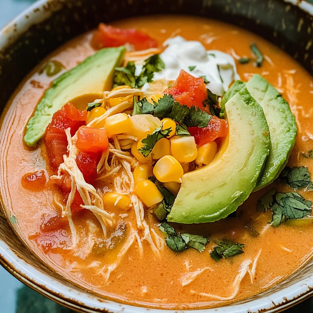 Zesty Mexican Chicken Soup