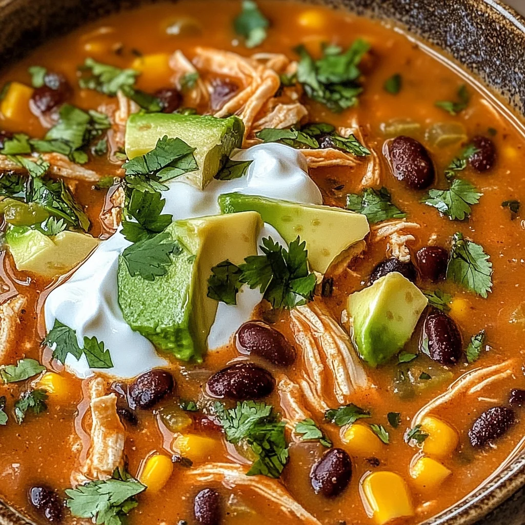 Chicken Enchilada Soup