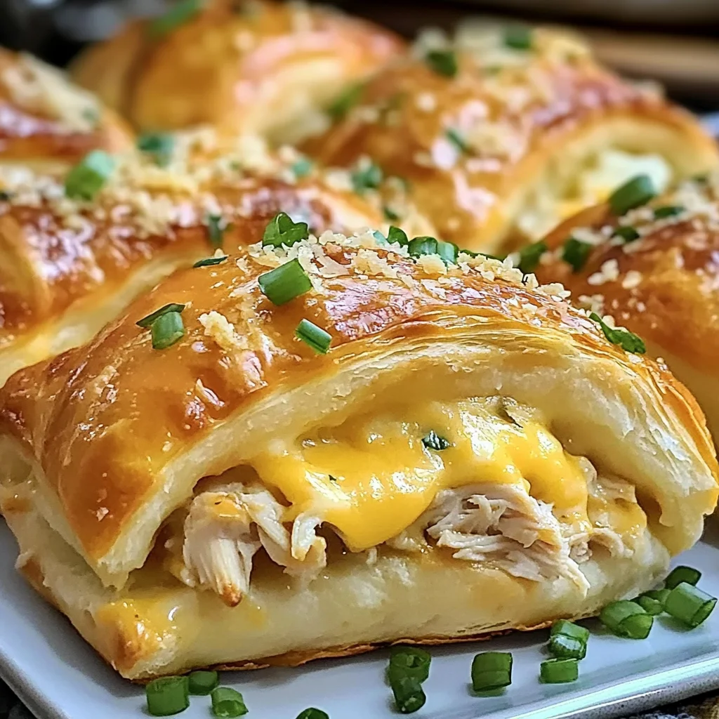 Chicken Stuffed Crescent Rolls Recipe - Easy & Delicious