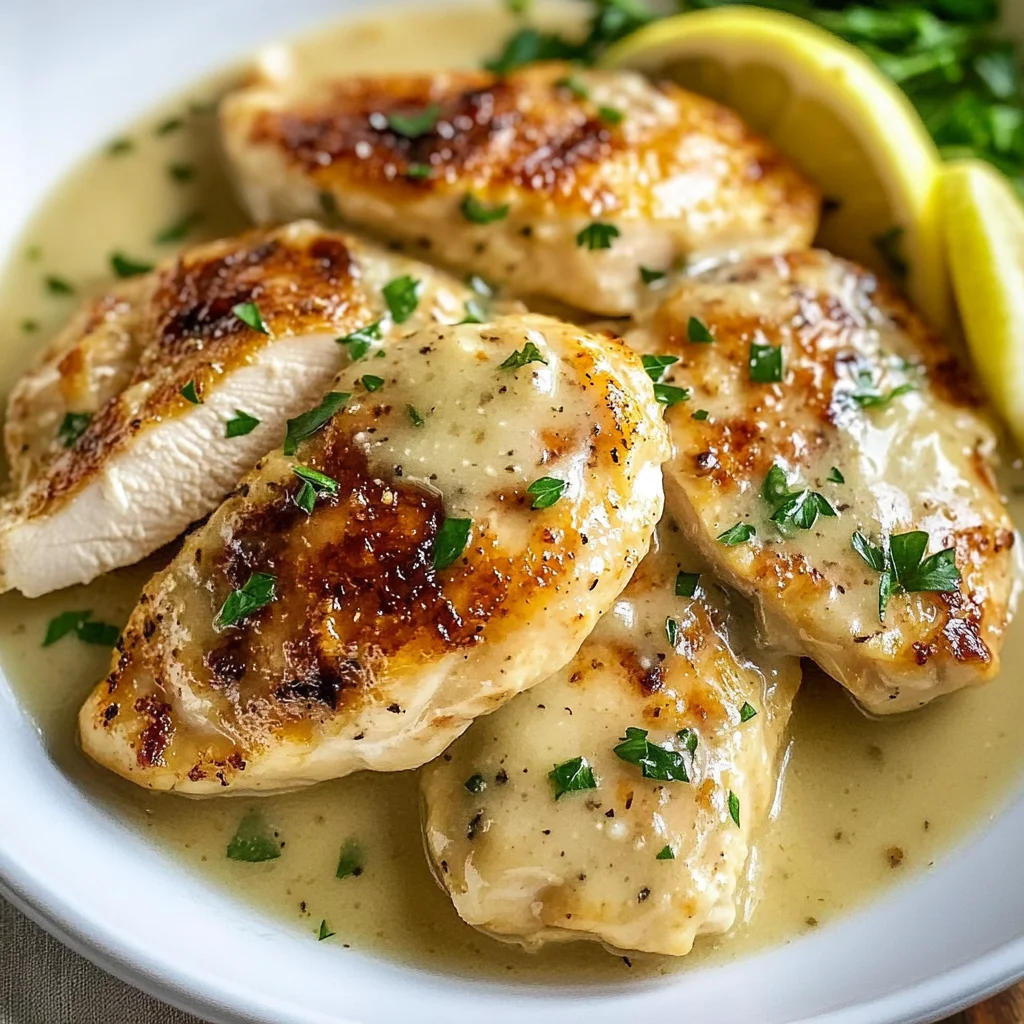 Chicken in White apple vinegar Sauce