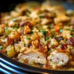 Crock Pot Chicken and Stuffing Dinner