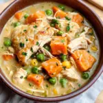 Crustless Chicken Pot Pie