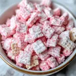 Fluffy Strawberry Shortcake Puppy Chow