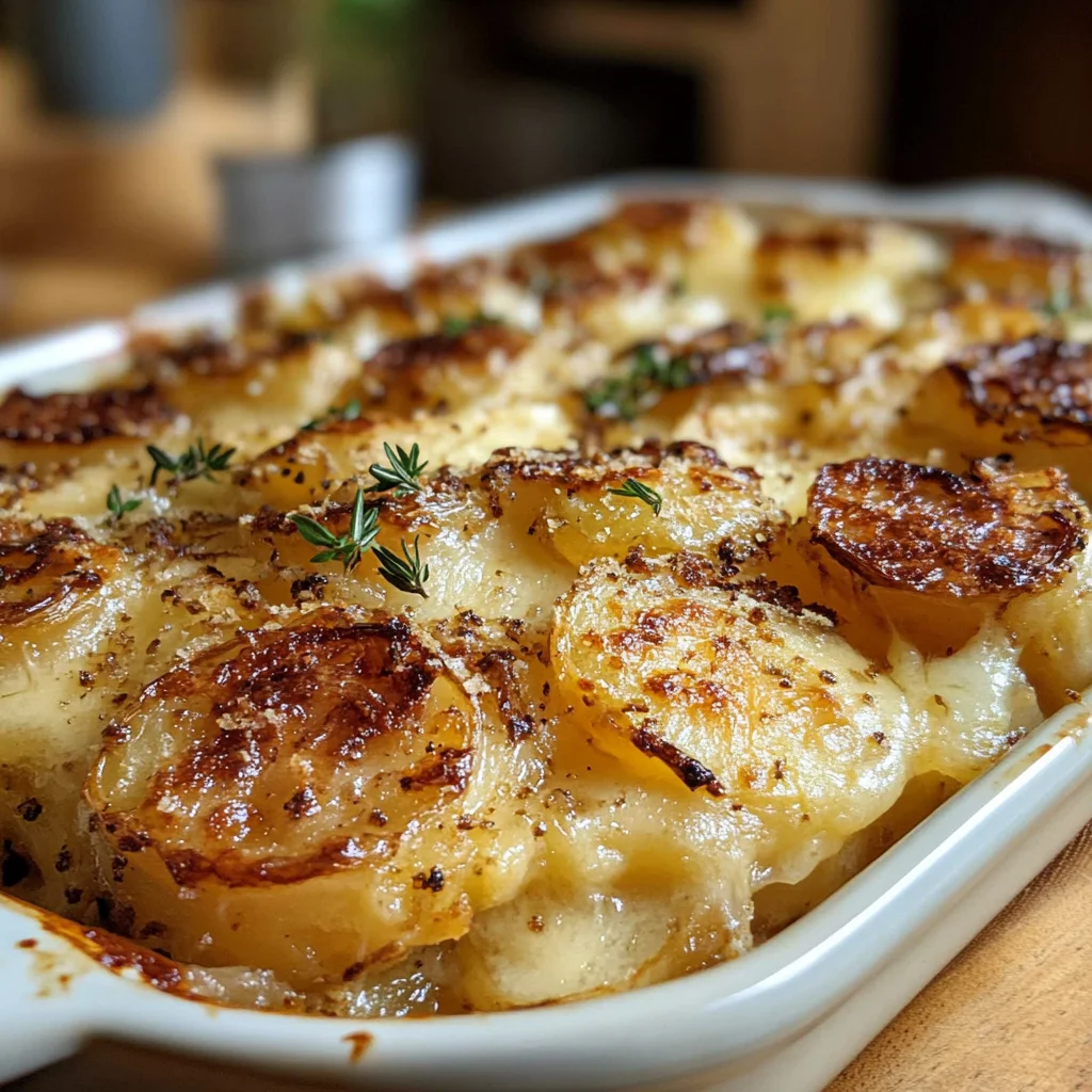 French Onion Potatoes – Cheesy, Savory & Perfect for Cozy Dinners!