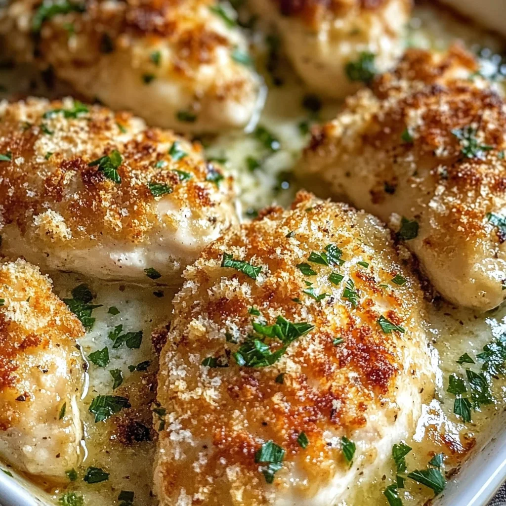 Garlic Parmesan Chicken Bake