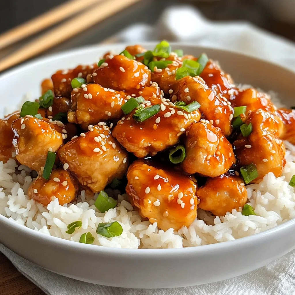 Healthy Orange Chicken