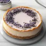 Lavender Honey Cheesecake