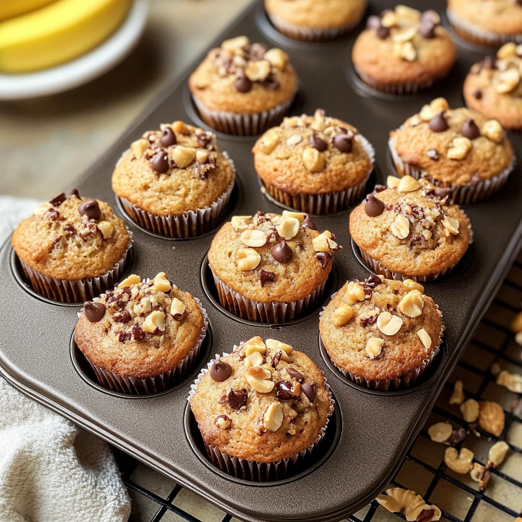 Mini Banana Muffins Recipe