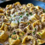 One-skillet Beef Stroganoff Tortellini