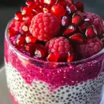 Pomegranate Raspberry Chia Dessert Recipe