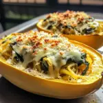 Spinach Artichoke Stuffed Squash: A Creamy, Cozy Delight