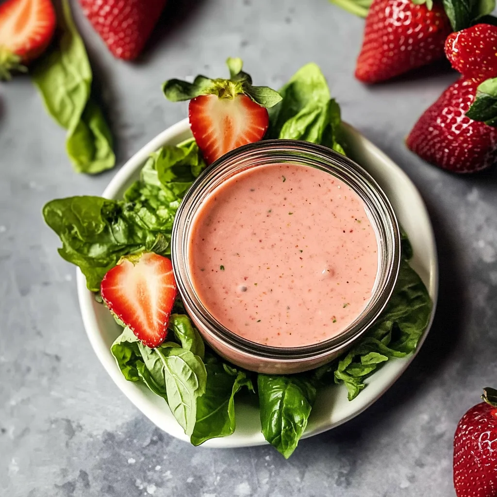 Strawberry Basil Dressing
