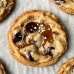 The Best Chewy Salted Caramel Chocolate Chip Cookies