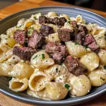 Zesty Ranch Shells with Steak Tips